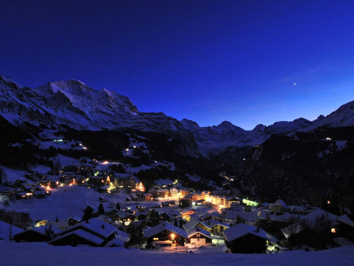 Apartment Goldenhorn Wengen Buitenkant foto