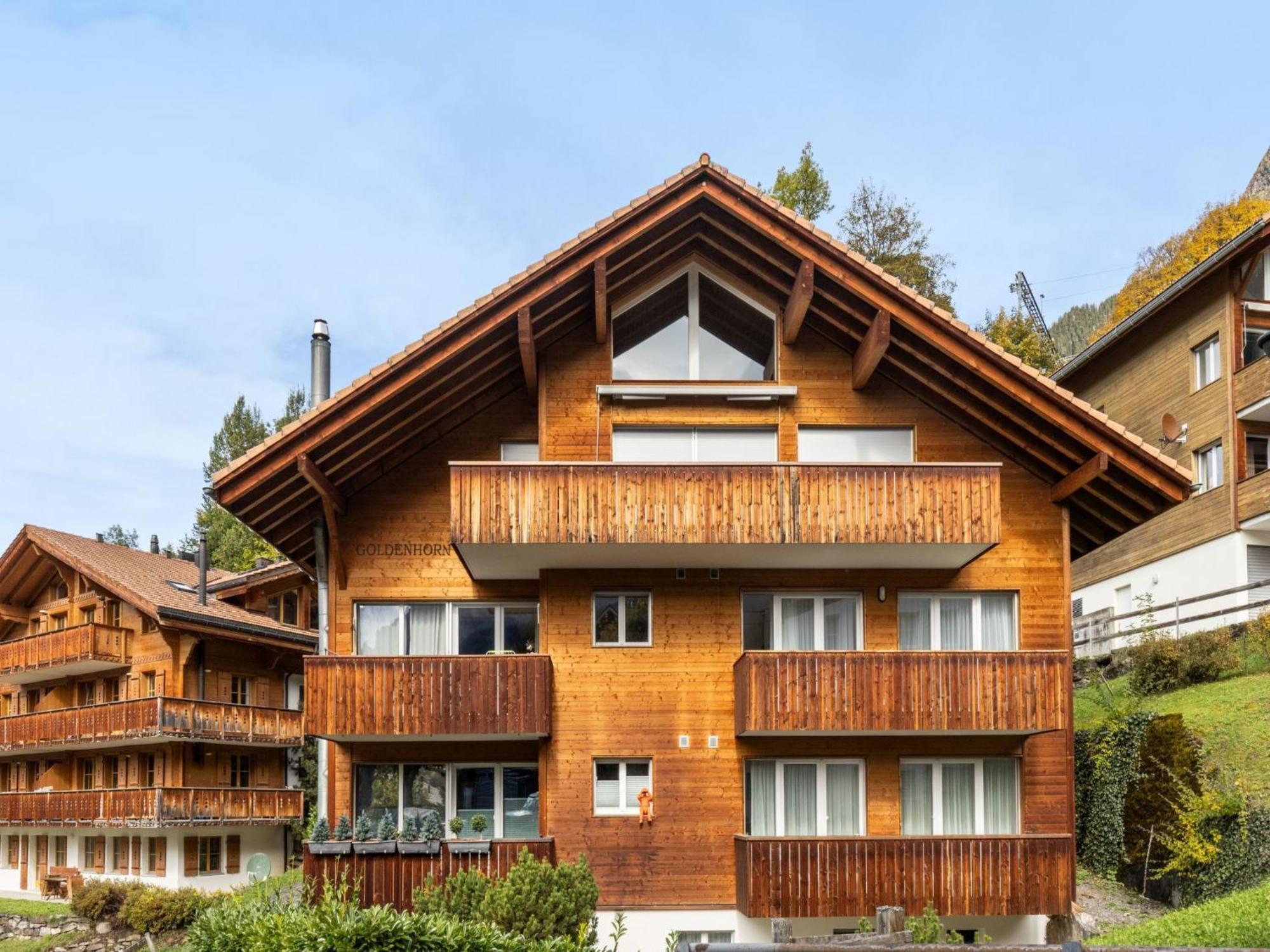 Apartment Goldenhorn Wengen Buitenkant foto